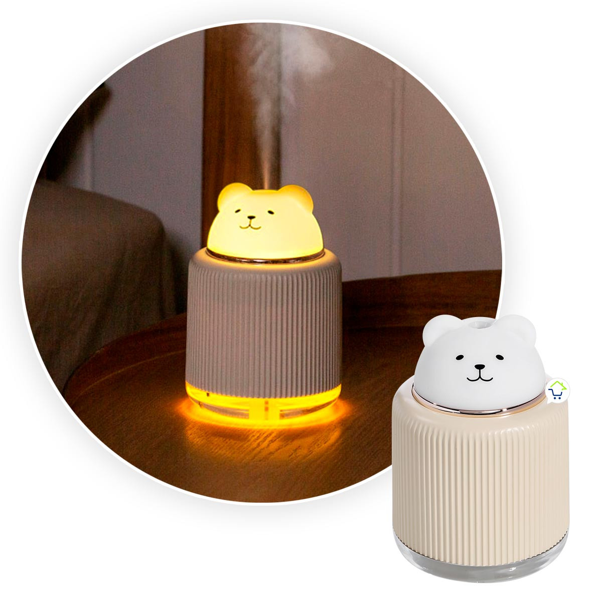 Mini Humidificador USB Animales JSQ068